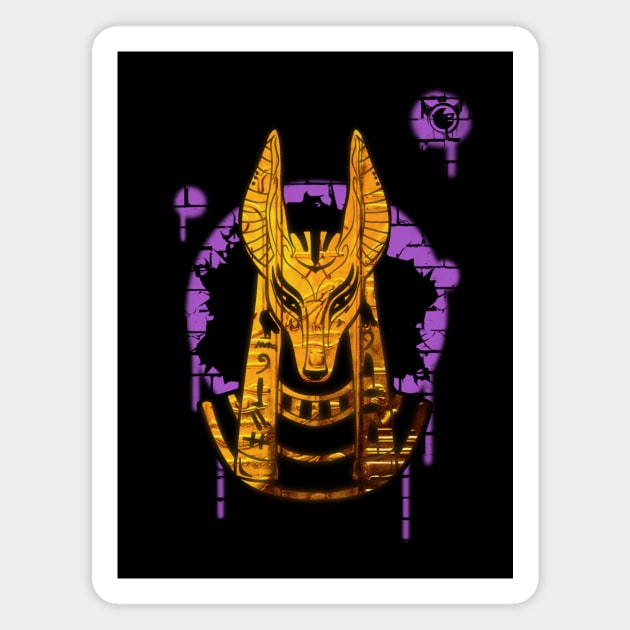 Dios anubis Magnet by elcreador888